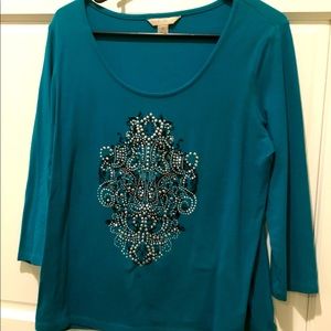 LAURA ASHLEY Bling Top 💎